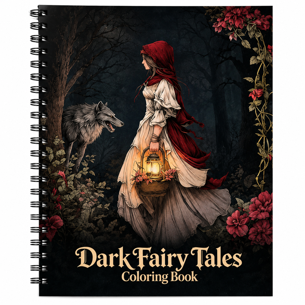 Dark Fairy Tales Coloring Book – Gothic Fantasy Edition