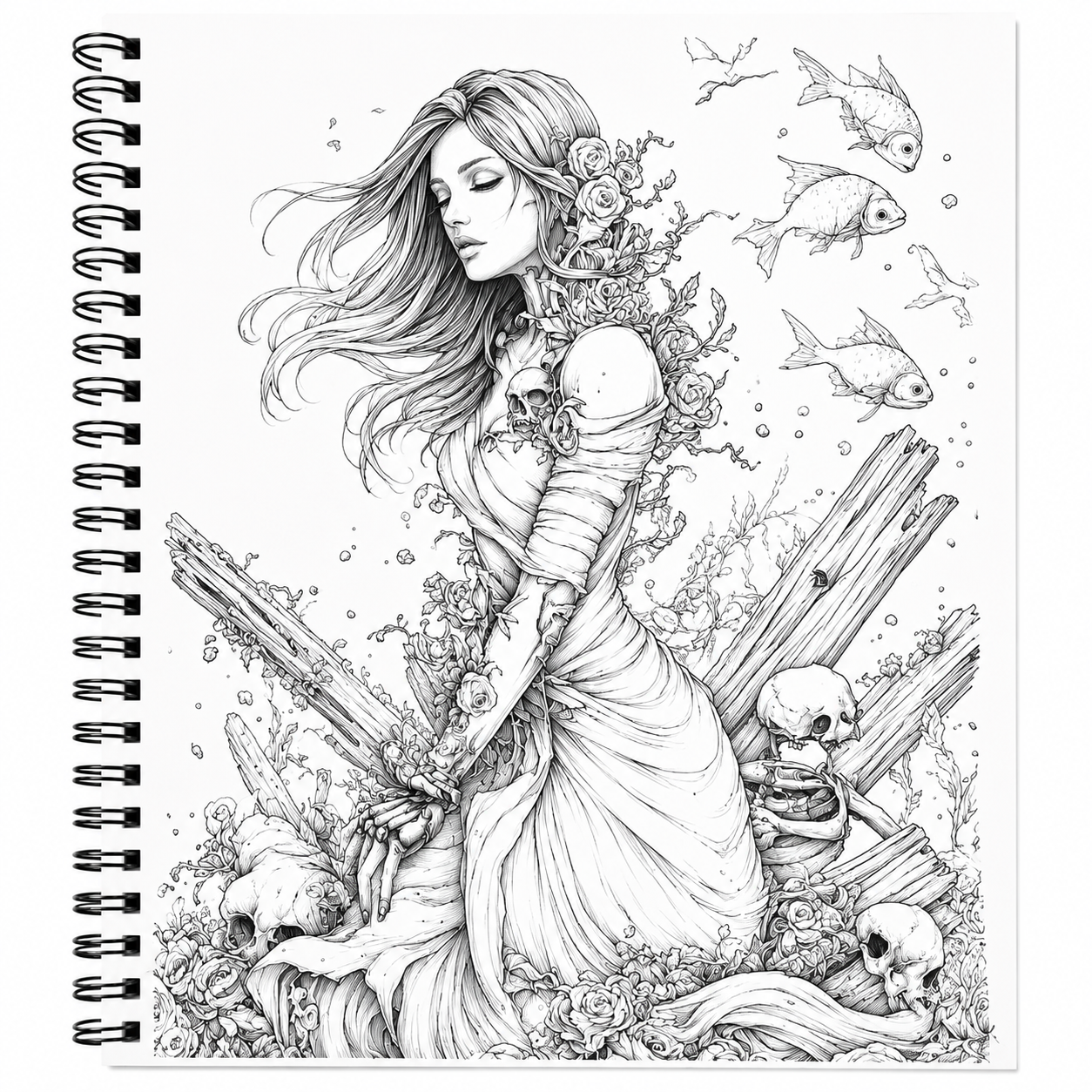 Dark Fairy Tales Coloring Book – Gothic Fantasy Edition